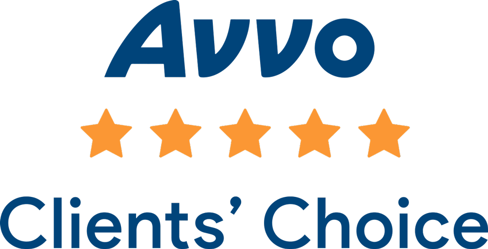 AVVO five stars. Clients' Choice.
